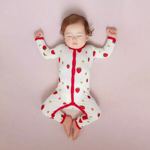 Kyte Baby Romper in Strawberry Size 18-24 monthsStrawberry / 18-24 months
